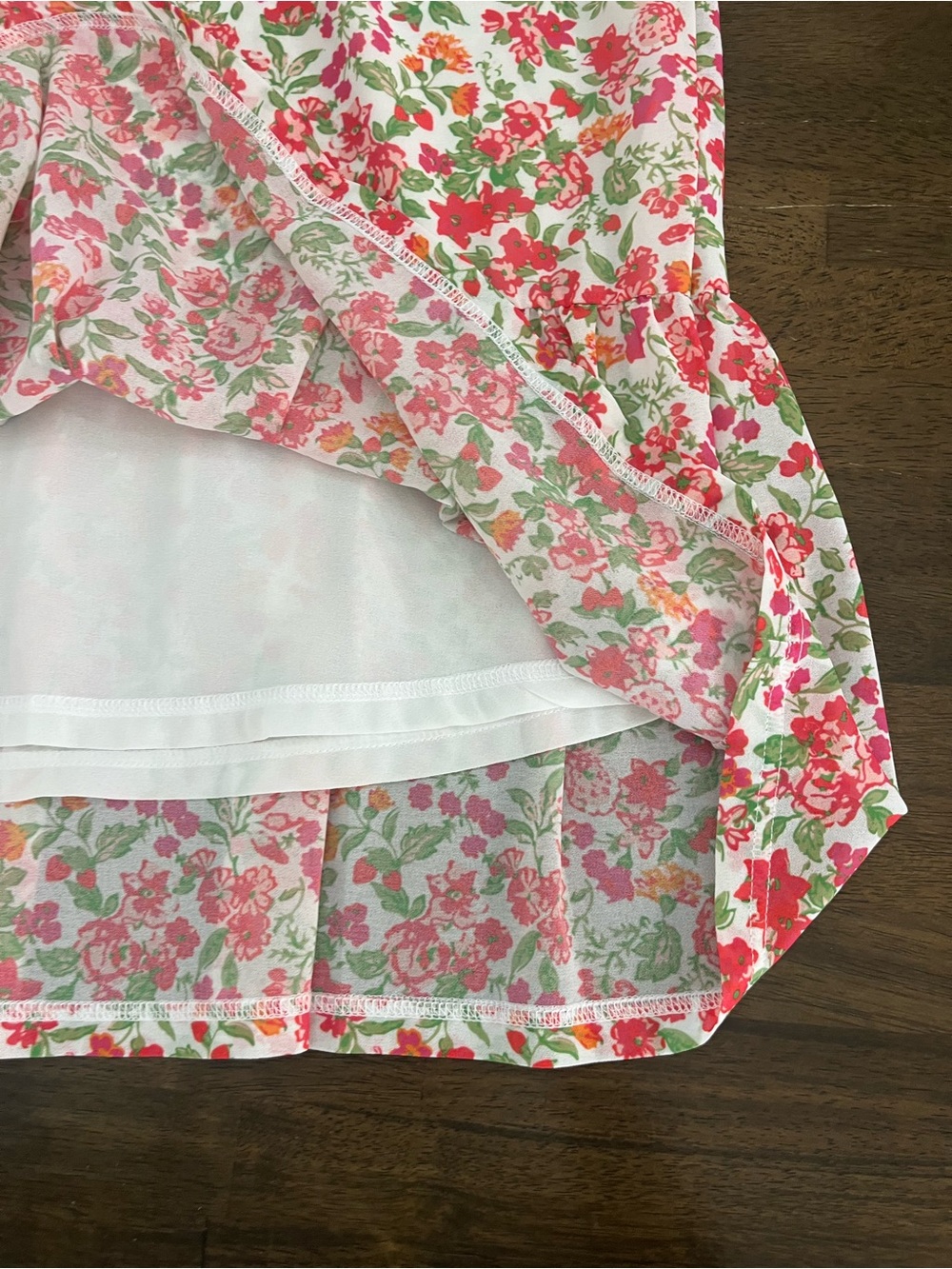 Smith and Quinn Florence Dress Field Flowers Mini Dress pink green Medium NWT - Picture 4 of 10